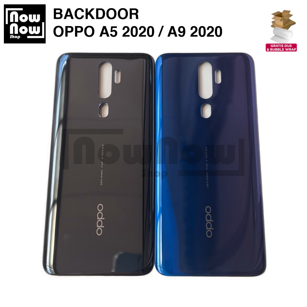 Backdoor Tutup Belakang Baterai Backcover Back Casing Oppo A5 2020 A9 2020 Cover Belakang CPH1931 CPH1959 CPH1933 CPH1935 CPH1943 CPH1937 CPH1939 CPH1941