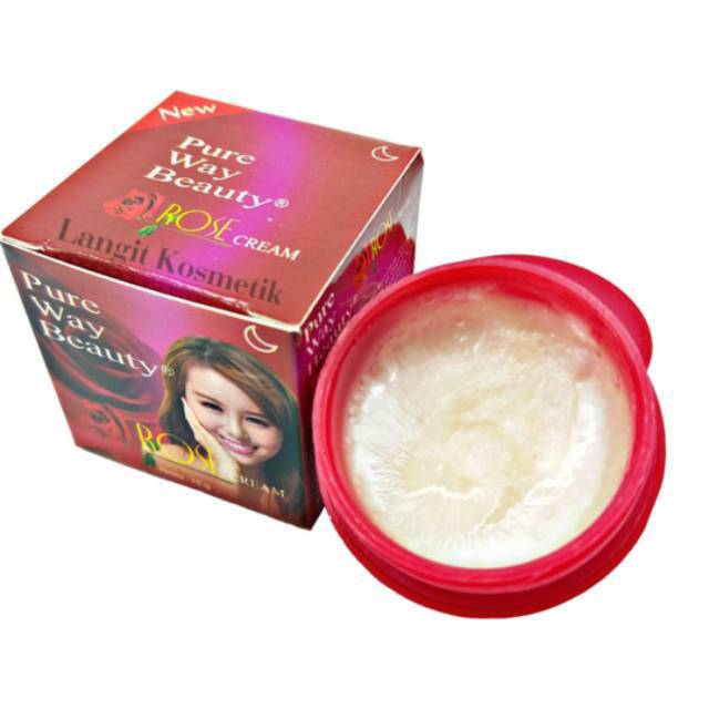 CREAM ROSE PURE WAY BEAUTY 15.GR