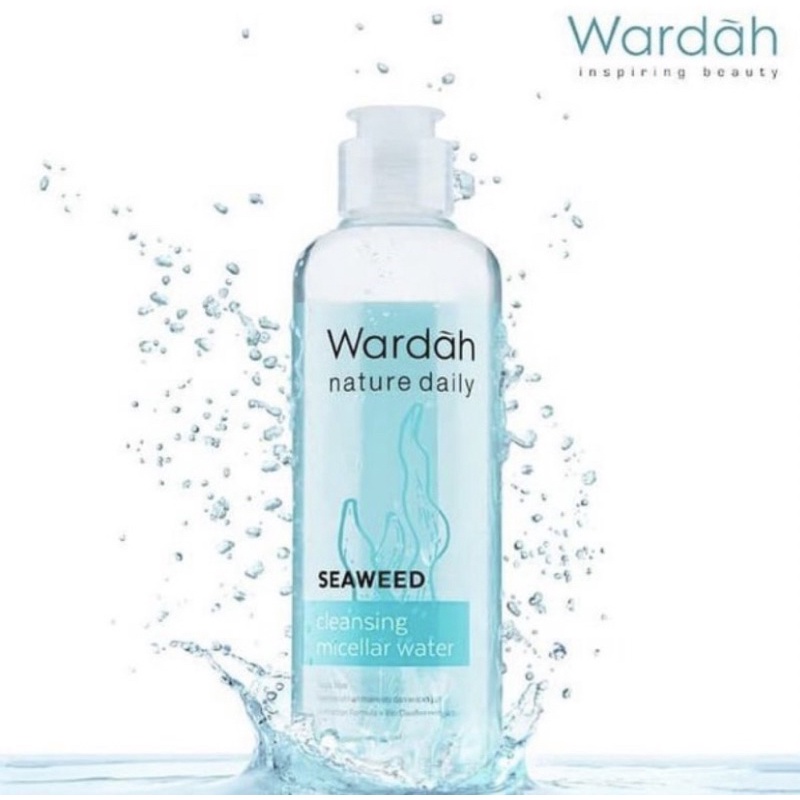 WARDAH NATURE DAILY SEAWEED CLEANSING MICEllAR WATER 100ml  dan 240ml