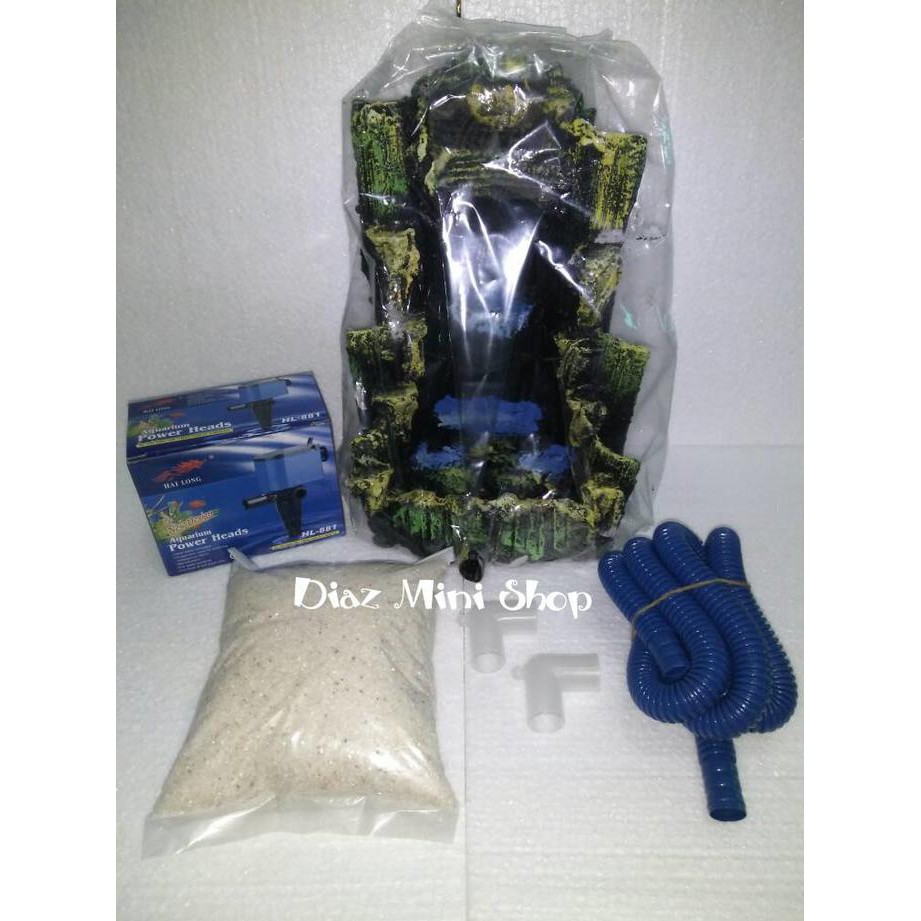 BEST SELLER Paket Miniatur Air Terjun Aquascape / Tebing Air Terjun KHUSUS GOSEND