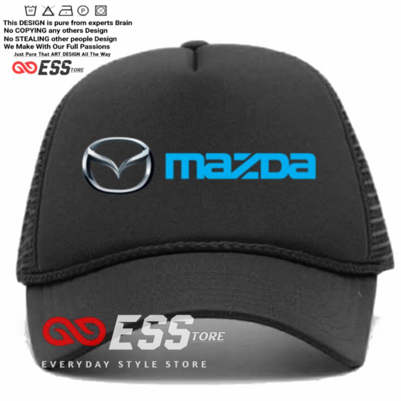 Topi Mazda Trucker Jaring - Topi Mobil Mazda