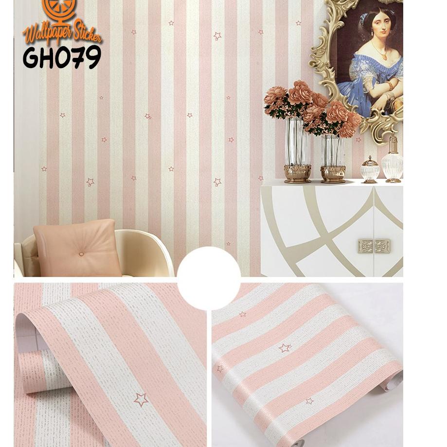 ♬ Wallpaper Stiker Dinding stiker dinding serbaguna hiasan dinding dekorasi rumah Gh079 Salur Bintan
