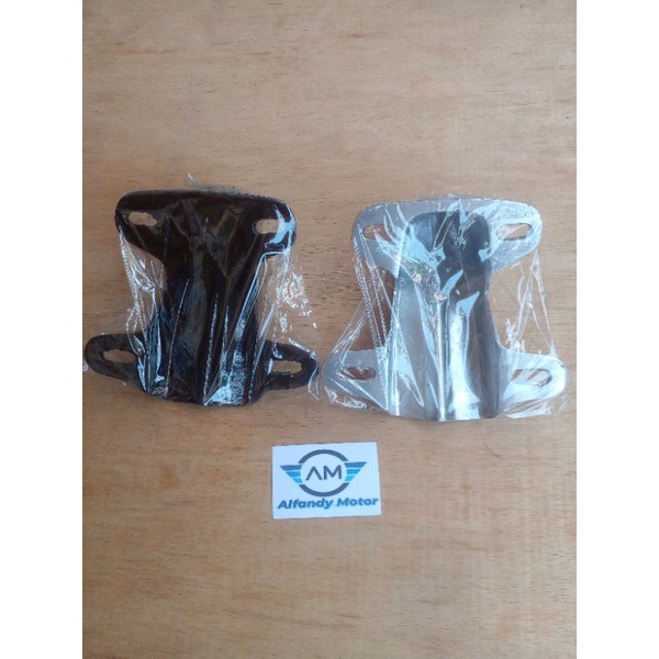 PANGKON DUDUKAN LAMPU BELAKANG CB C70 ALMINI
