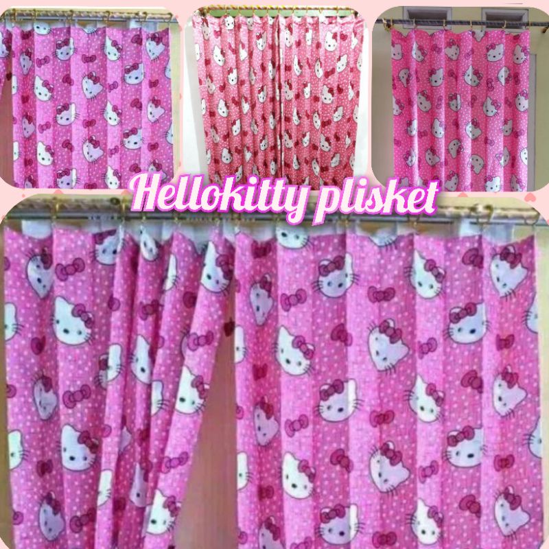 GORDEN KARAKTER HELLOKITTY MURAH GORDEN JENDELA PINTU MODEL PLISKET