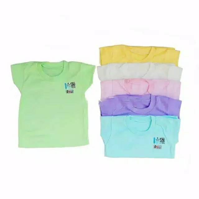 Baju Bayi kaos Oblong SNI size S ,M,L,XL (3pcs)