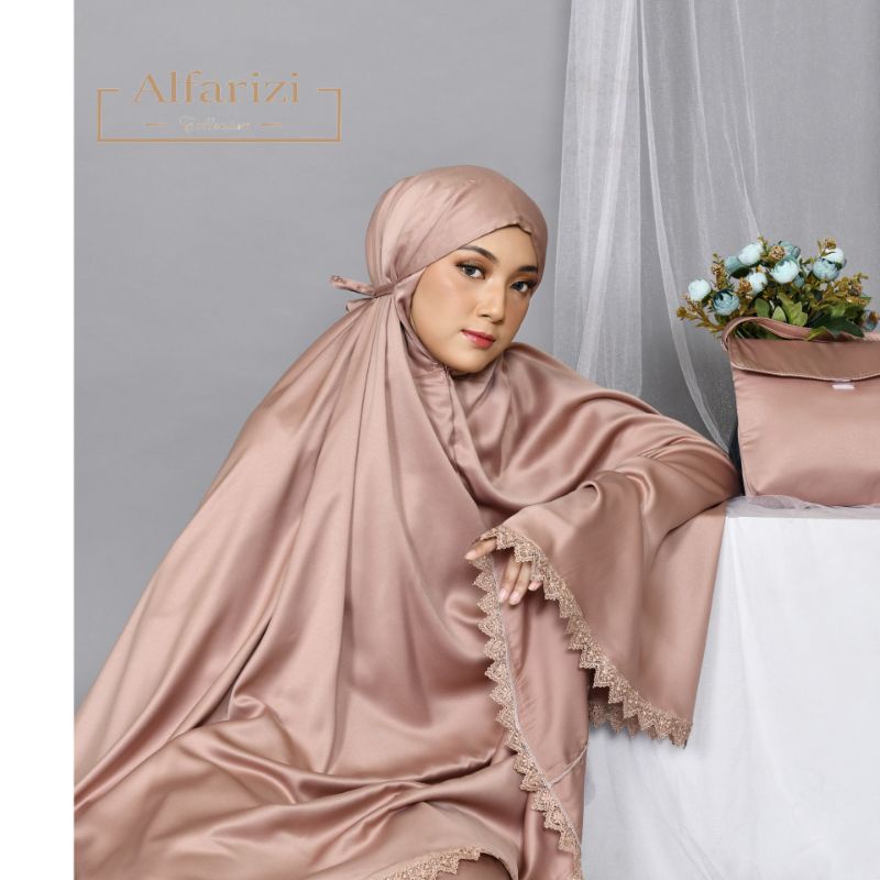 Mukena Dewasa Daily 2 in 1 KEYLA Katun Silk Jumbo