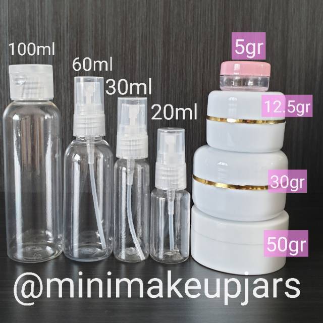 Botol kosong / Pot cream jar kosong
