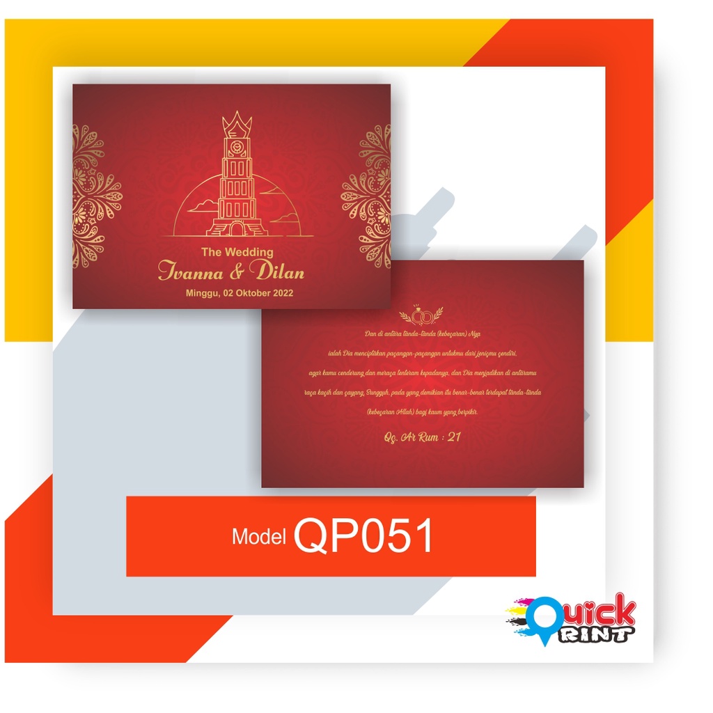 Custom Guest Book Ethnic / Buku Tamu Pernikahan Adat / Buku Tamu Undangan MODEL QP051