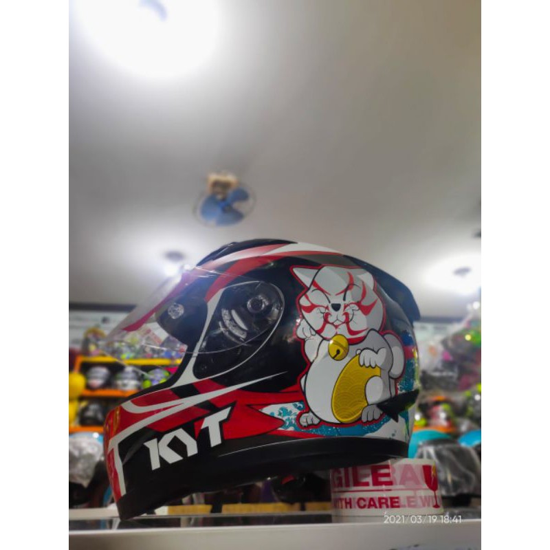 

KYT R10 MOTIF KABUKI CAT ORIGINAL