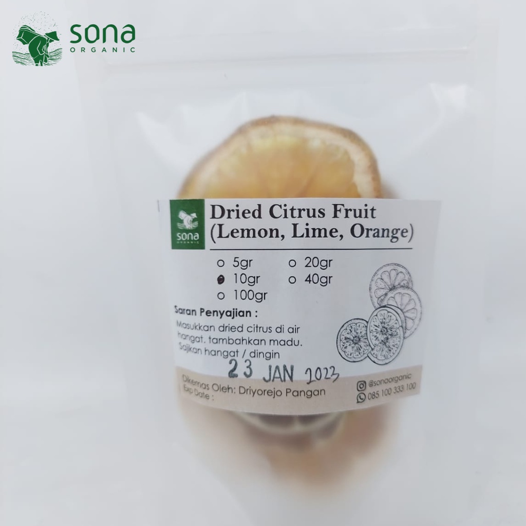 

Dried Citrus 10gr(Lemon+Orange+Lime)-Sona- Infused Water/Tea/Garnish
