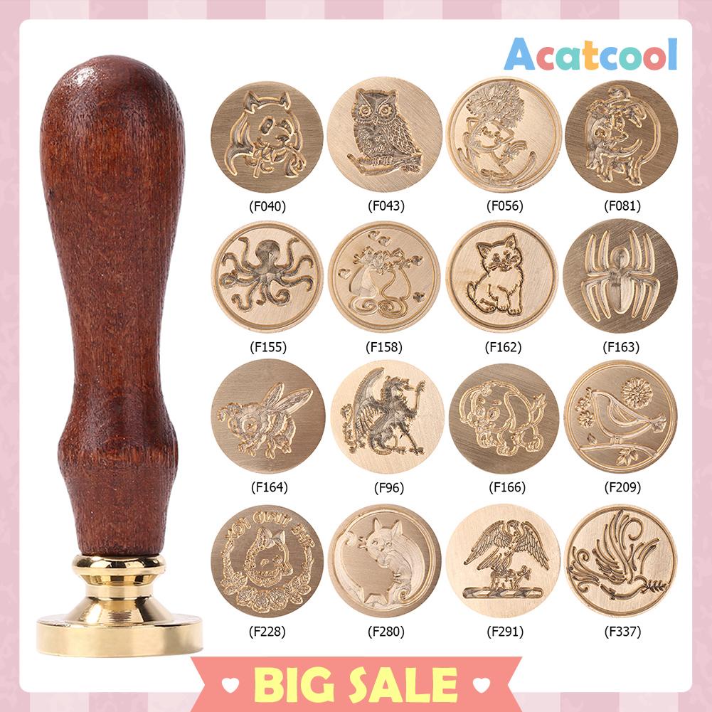 Stempel Segel Lilin Motif Hewan Gaya Vintage Untuk Dekorasi Scrapbook