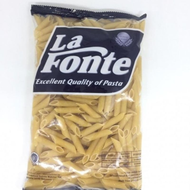 

LAFONTE PENNE PASTA KEMASAN 500GR