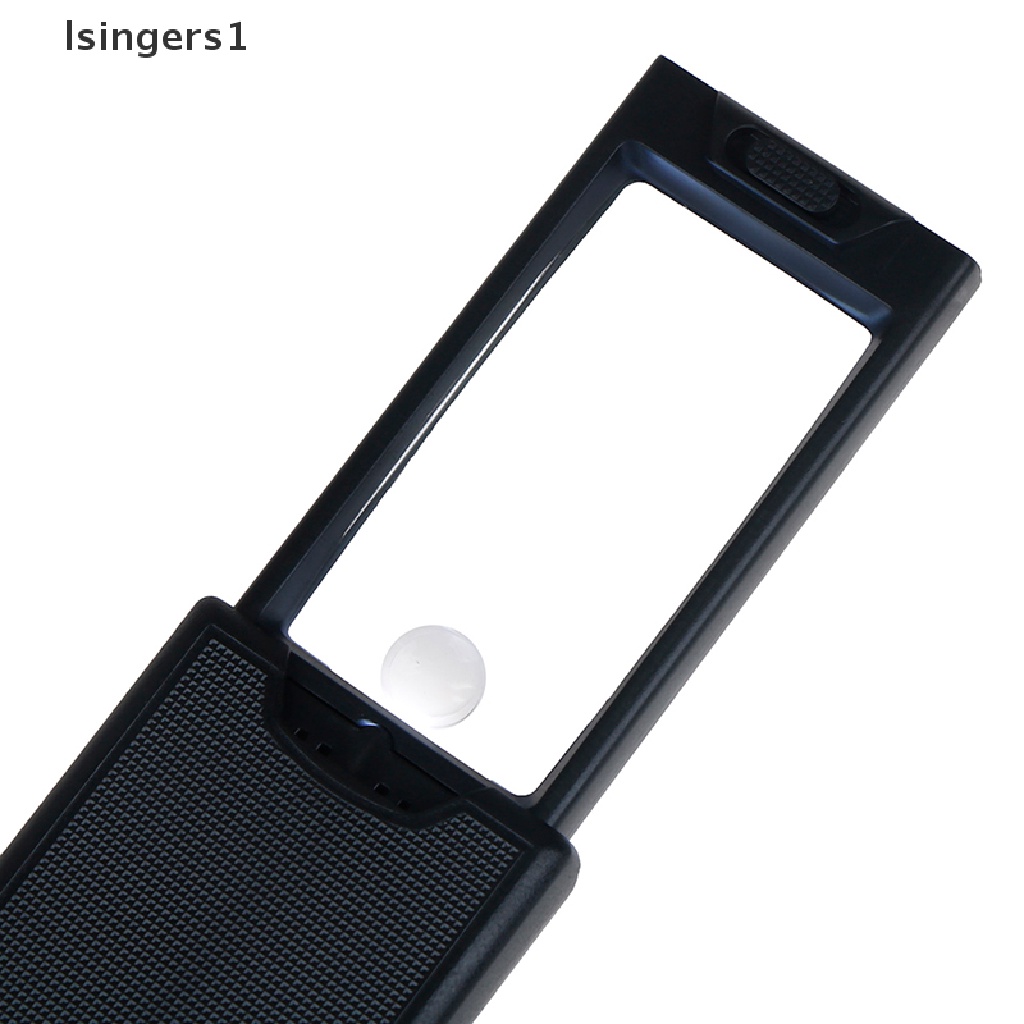 (lsingers1) Kaca Pembesar Portable 2.5x 45x Dengan 3 Lampu LED