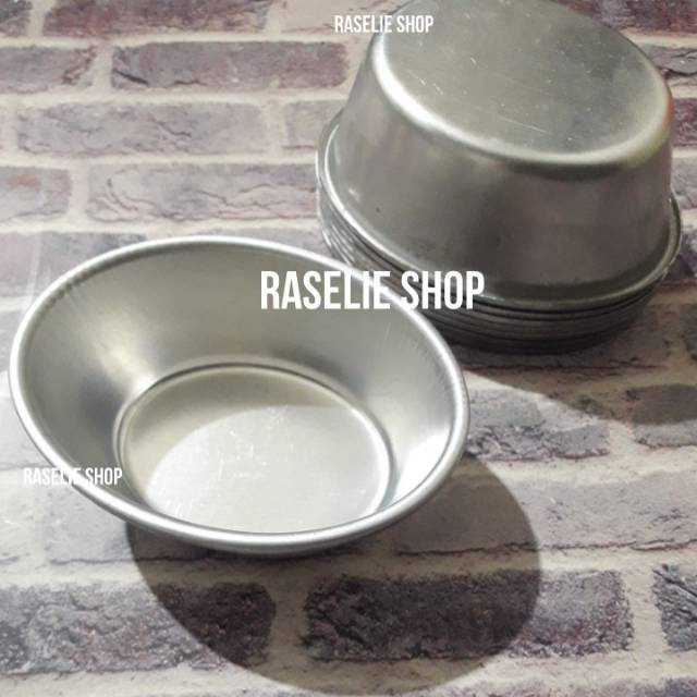 Loyang Bolu Oval Aluminium Tebal Cetakan Kue Bika Ambon Mini Cheese Cake