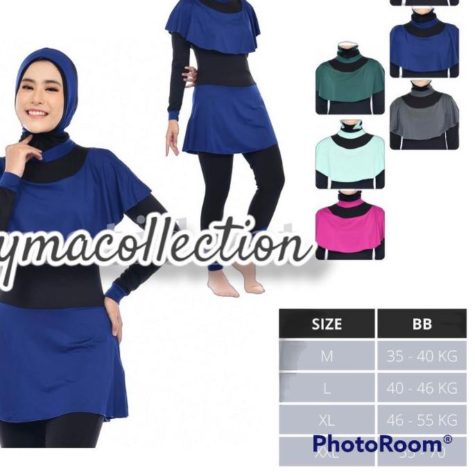 Big Sale - Baju renang muslimah rosella marina/Baju renang muslimah dewasa/baju renang hijab