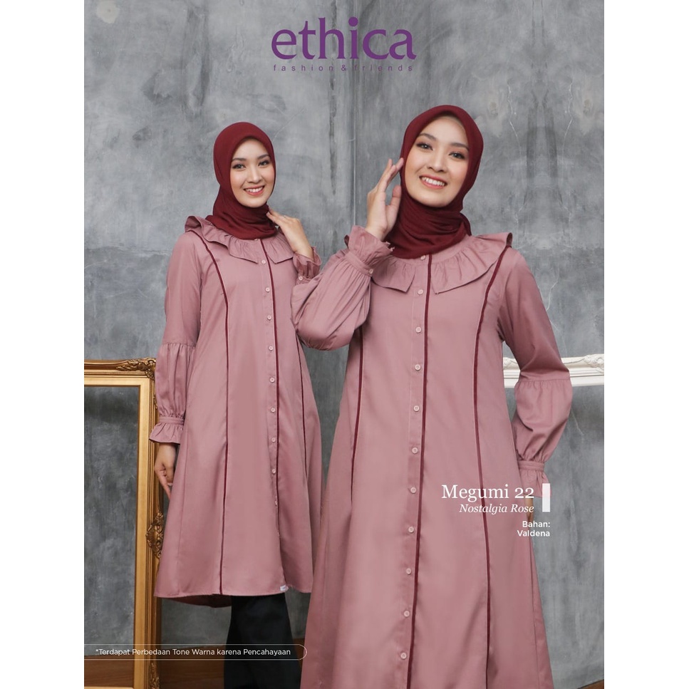 TUNIK TERBARU 2021 ETHICA MEGUMI 22 NOSTALGIA ROSE