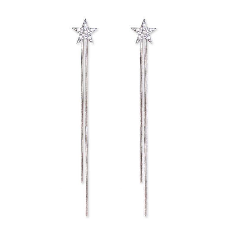 Anting mutiara sederhana rumbai panjang Temperamen liar Korea-#1