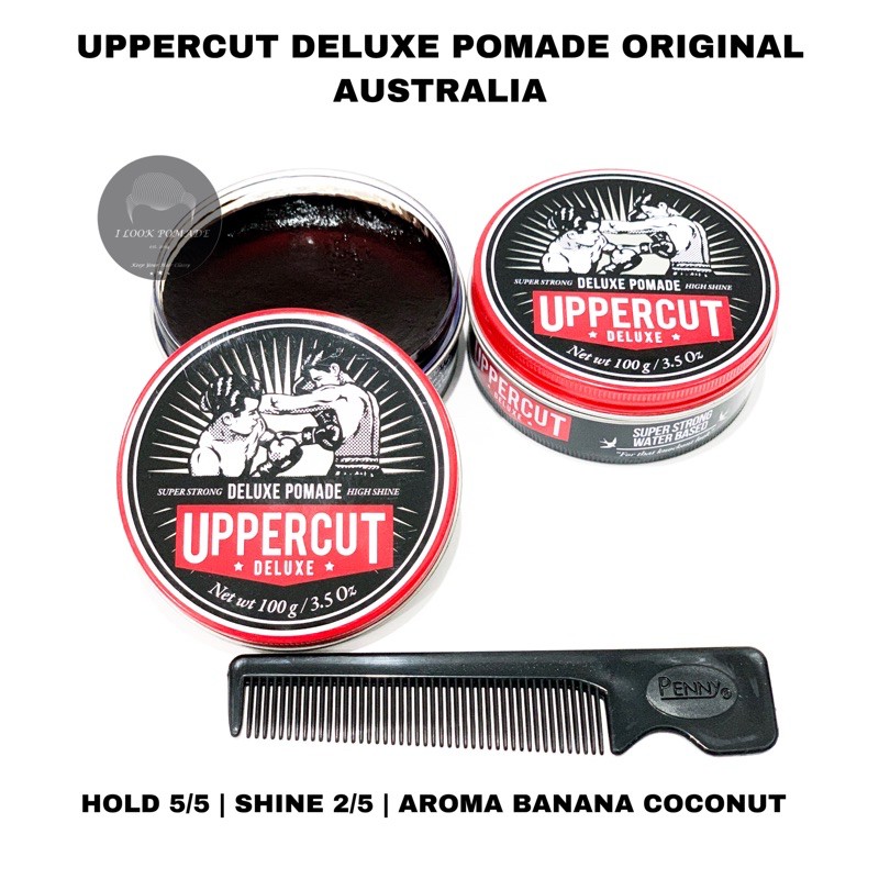 UPPERCUT DELUXE WATERBASED POMADE free sisir