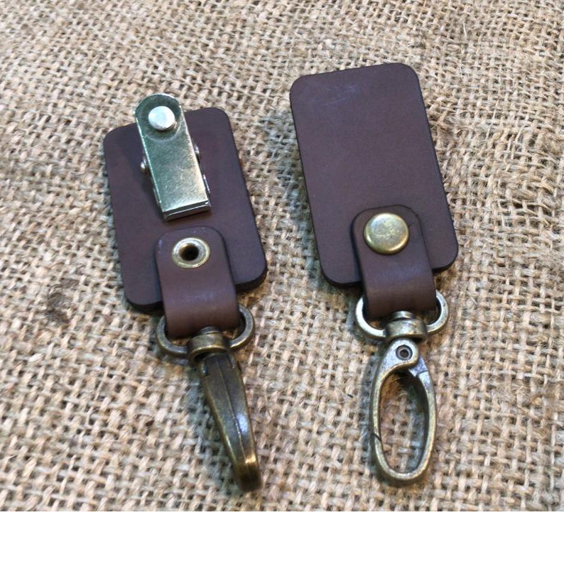Jepit ID Card Kulit, Jepit ID Card Holder