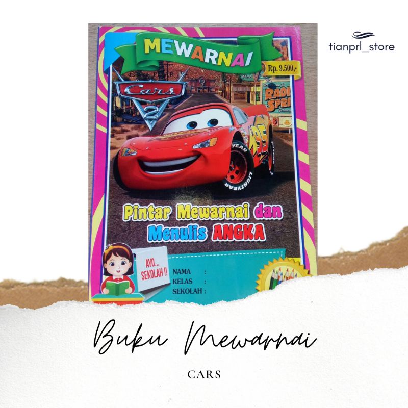 

BUKU MEWARNAI CARS