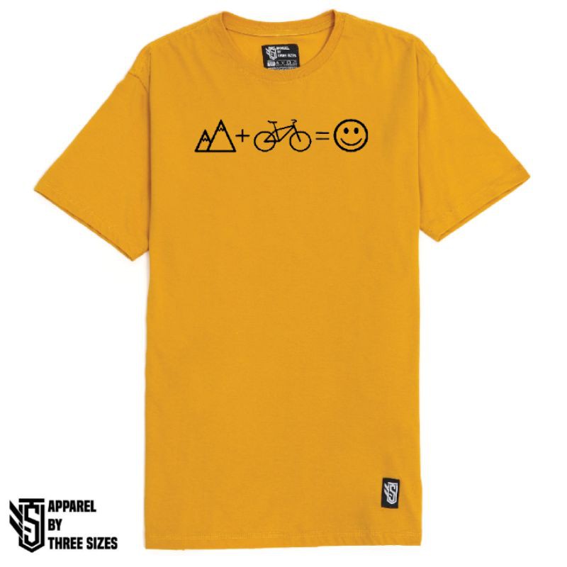 Kaos sepeda gunung Kaos MTB Kaos mountain bike premium quality cotton super combed 24s Threesizes