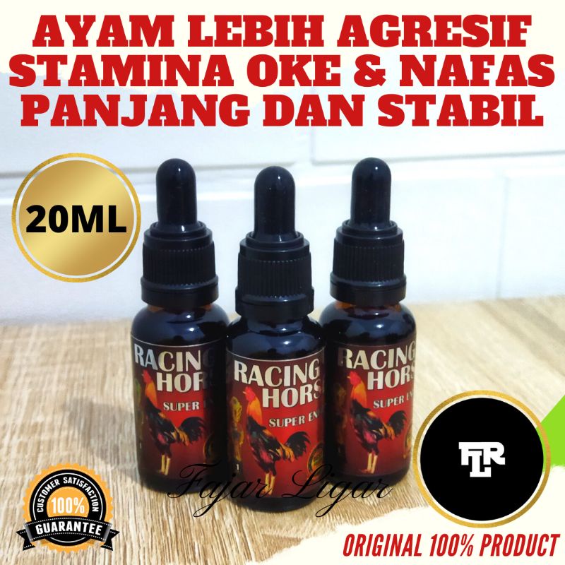 DOPING AYAM RACING HORSE ENERGY 20ML DOPING AYAM LAGA ORIGINAL