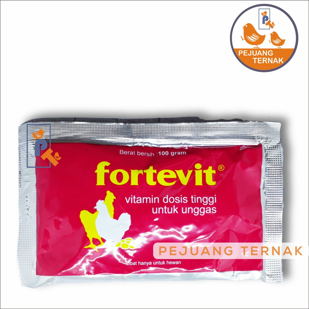 FORTEVIT VITAMIN AYAM DOSIS TINGGI 100 GR
