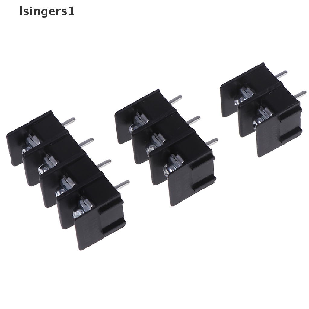 (lsingers1) 10pcs Blok Terminal Konektor Sekrup 7.62 mm KF7.62-2P 3P 4P 7.62mm