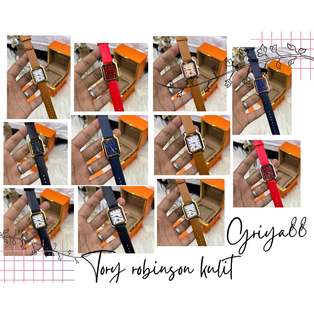 Jam Tangan Tory burch Robinson Leather 0riginal