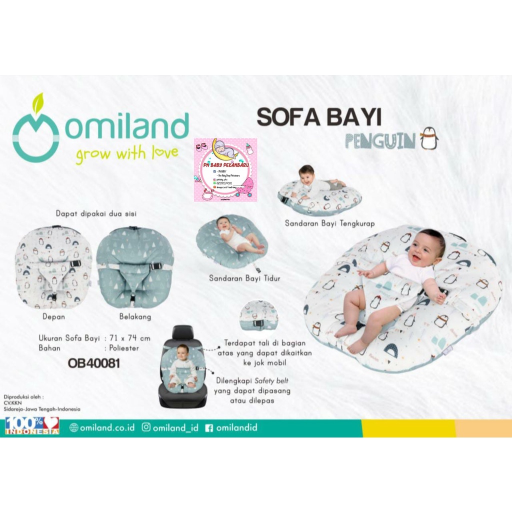 Omiland Ob40081 Sofa Bayi Penguin Series
