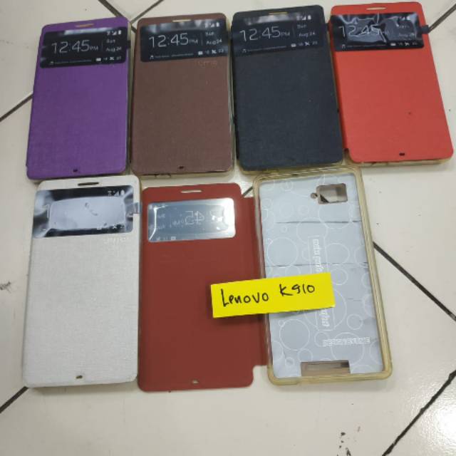 Flip case Lenovo K910 vibe Z flipcase book cover sarung buku buka tutup flipshell