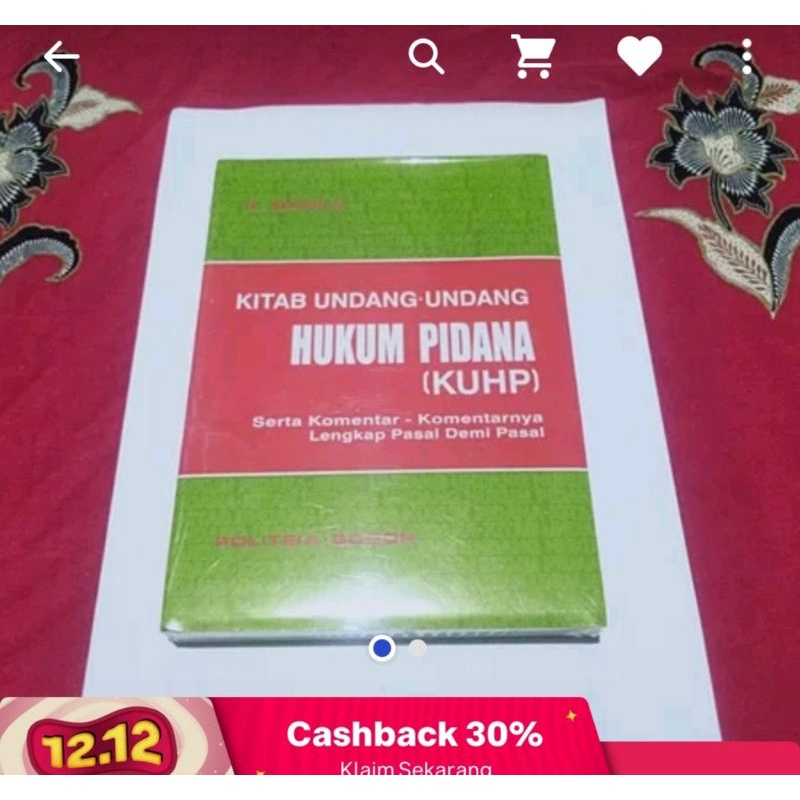 

Kitab Undang undang Hukum Pidana Soesilo