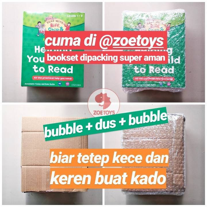 Zoetoys Oxford - Biff Kipper And Chip Books Lv 1-3 Lv 4-6 | Oxford Helping your child to read biff chip kipper reading book setEarly Reader Book Buku Belajar Membaca Cerita Montessori Anak