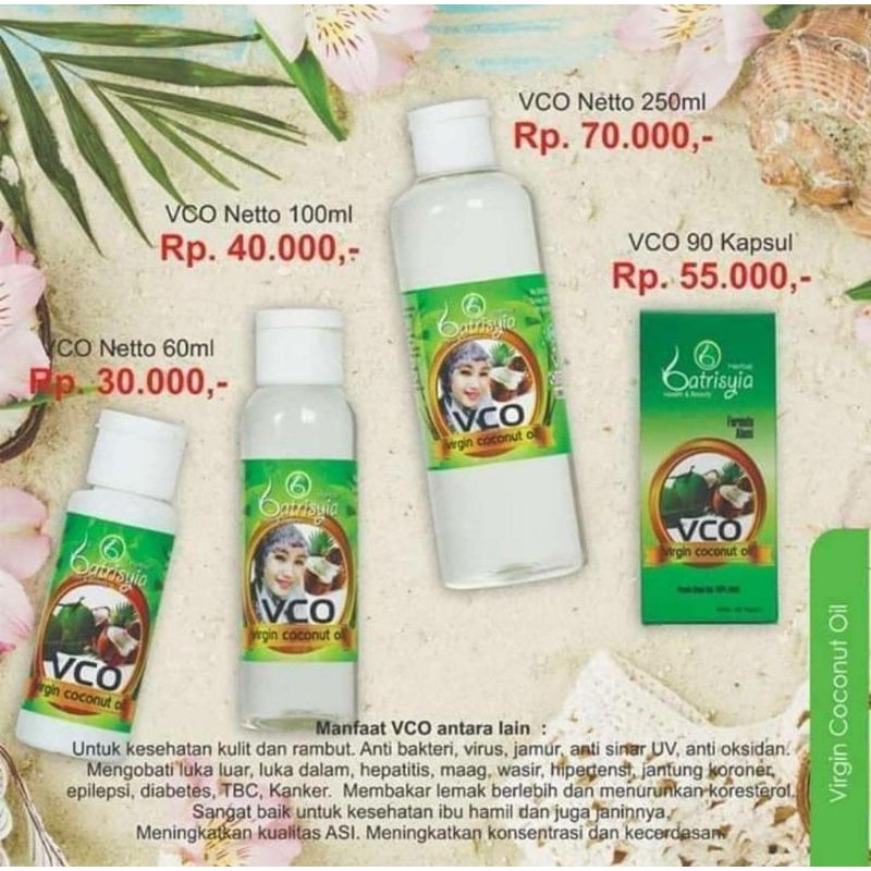 

VCO( Virgin coconut oil)