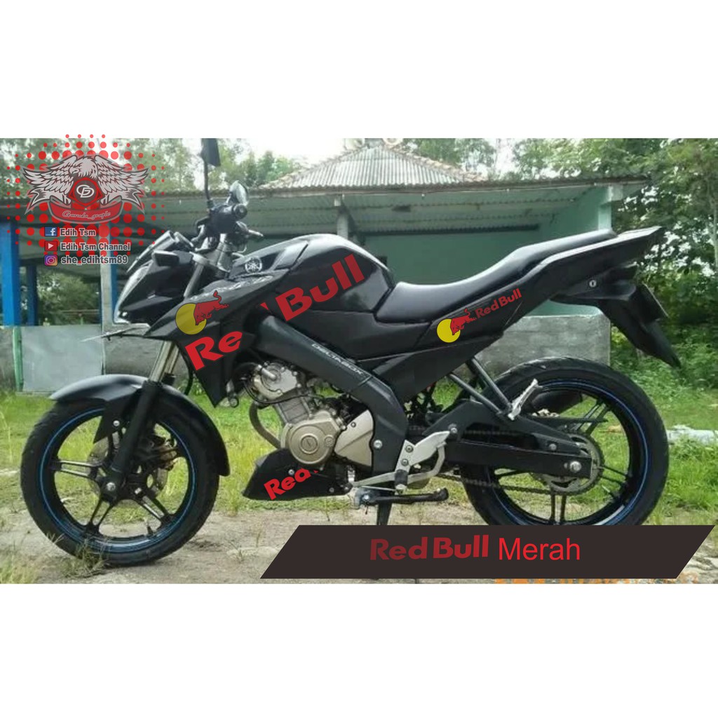 Cutting Stiker Yamaha Vixion Red Bull