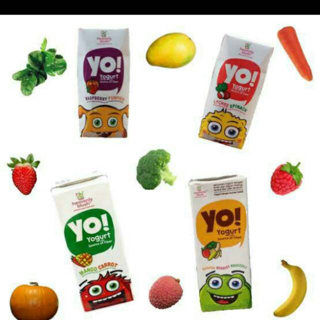 

HEAVENLY BLUSH YOGURT YO! ALL VARIANT @24x200ml