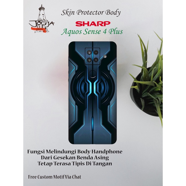 Dapat 2 PCS Garskin HP Sharp Aquos Sense 4 Plus Motif wall - Free Custom Via Chat