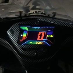 Sunburn Stiker LCD speedometer Aerox 155 dan Lexi