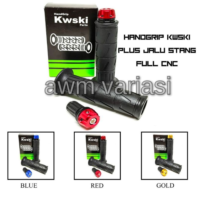 Hangrip Kaze Hanspat Hangrip Kaze sepasang copy kawasaki plus Jalu stang cnc