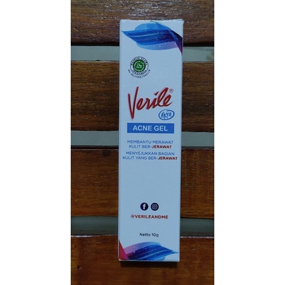 Verile Acne Gel / Cream Jerawat / Merawat Kulit Berjerawat / Menyejukkan Kulit Berjerawat