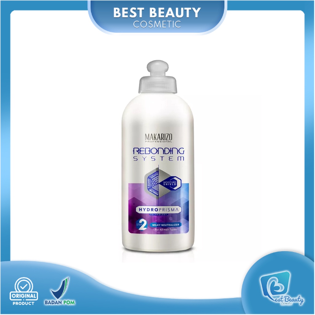 ★ BB ★ Makarizo Professional Rebonding System HydroPrisma Neutralizer Milky Bottle 500 mL