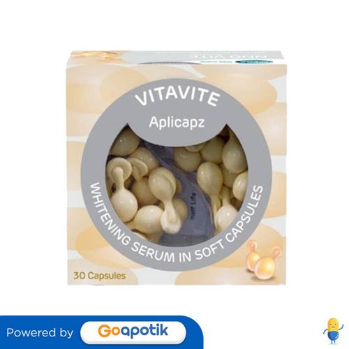 Vitavite Apllicapz Whitening Serum Box 30 Kapsul