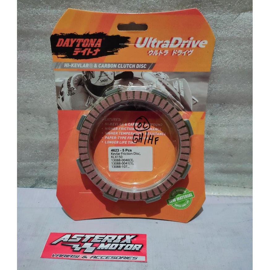 Kampas Kopling Plat Kopling Racing Daytona Kawasaki KLX 150 BF S L GL pro CDI GL 100 GL100 D tracker