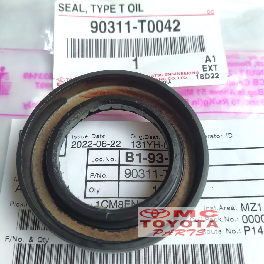 Seal Transmisi Roda Oil Soluna Vios Yaris Altis Starlet 90311-T0042