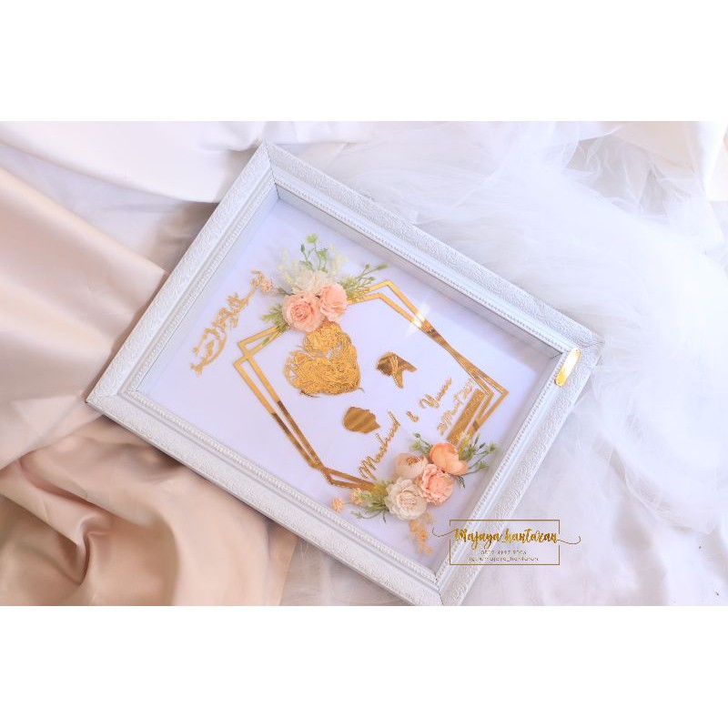 Mahar , Mahar mewah, mahar akrilik gold