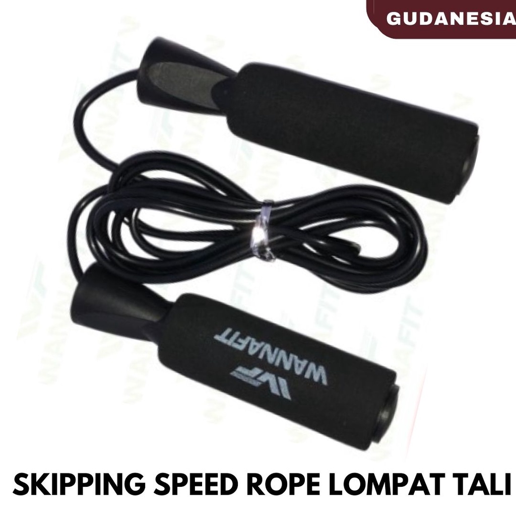SKIPPING LOMPAT TALI JUMP ROPE FIT OLAHRAGA - GUDANESIA