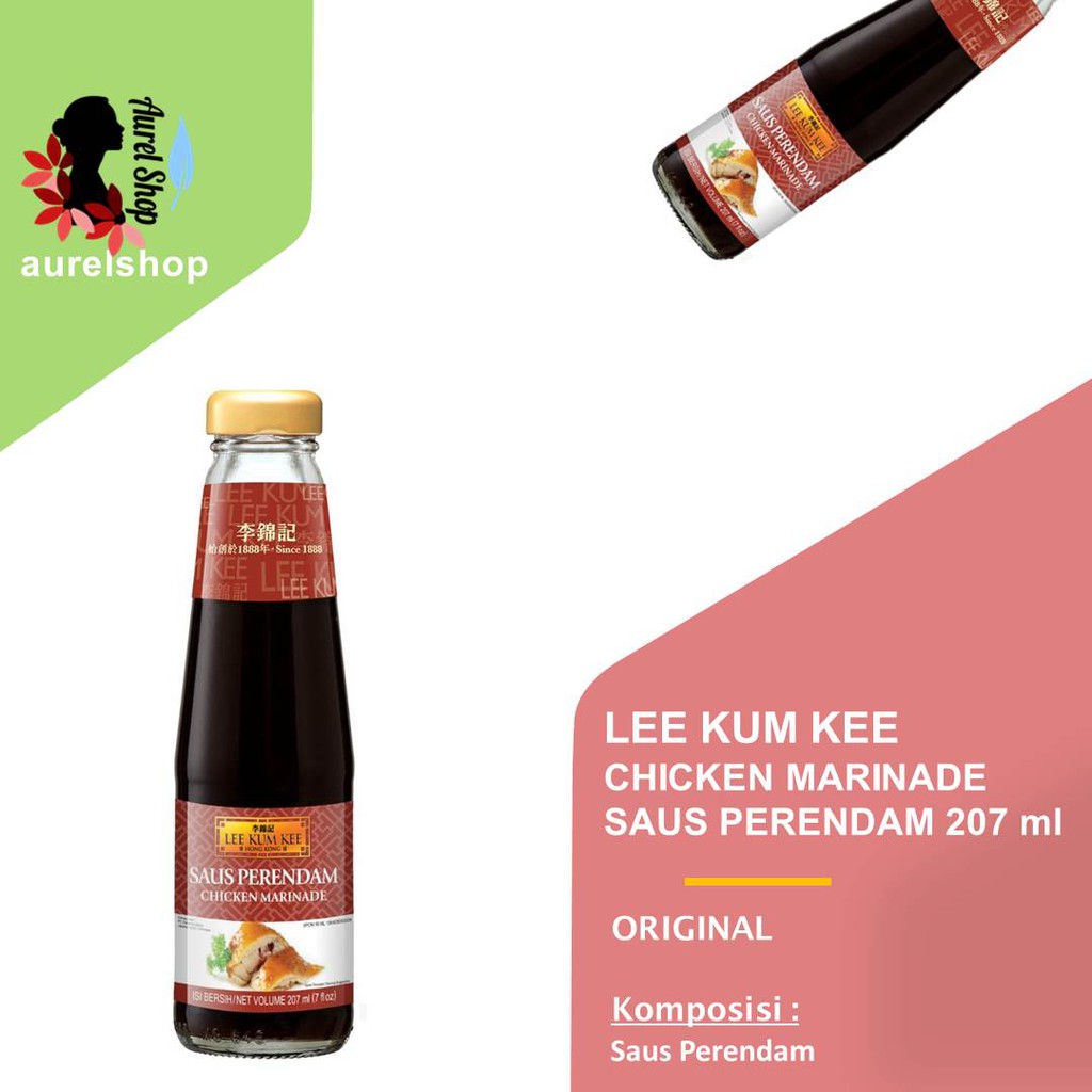 

LEE KUM KEE Chicken Marinade Saus Perendam kemasan Botol 207 gram