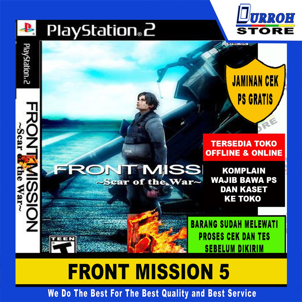 KASET GAME DVD PS 2 / PLAYSTATION 2 FRONT MISSION 5