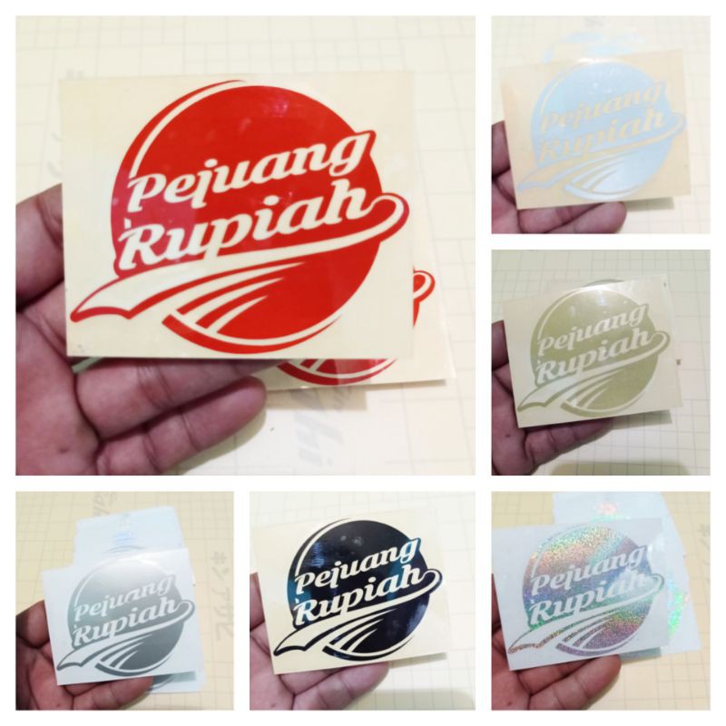 STIKER CUTTING STICKER PEJUANG RUPIAH