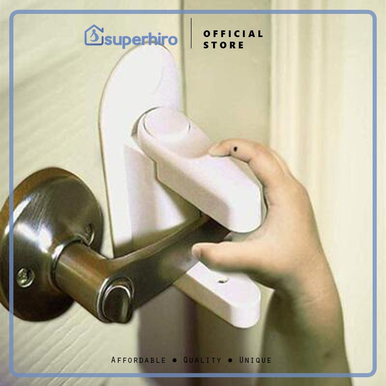 Door Lock Pengaman Handle Pintu Kids Baby Safe Door Handle